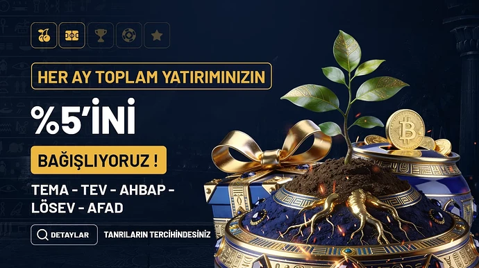 Yatırımlarınız Bağışa Dönüşüyor!